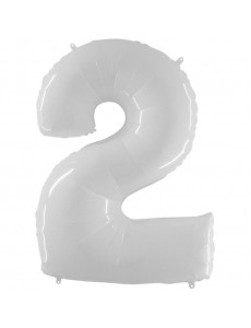 Balão Número 2 Branco